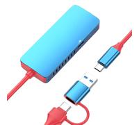 Psdndeww Dispositivo Gioco 4K60Hz Custodia in Metallo ABS modalità USB 3.0 per Scheda Acquisizione Video Trasmessa in Reale