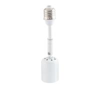 Psdndeww Estensione del portalampada E27 ad angolo regolabile resistente al calore per lampade LED/lampadine