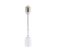 Psdndeww Estensione del portalampada E27 ad angolo regolabile resistente al calore per lampade LED/lampadine