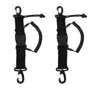 Psdndeww Guinzaglio da immersione resistente con clip a sgancio rapido, cavo a molla per attrezzatura fotografica subacquea corda per immersione subacquea in nylon ad alta resistenza, 2 pezzi