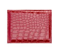[Psdndeww] I possessori di carte per il portafoglio del computer essenziale di tutti i giorni per i viaggi di lavoro delle carte e gli spostamenti al lavoro, Rosso, å ³ã «示ã ã ã «