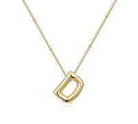 [Psdndeww] Liscia Lettera Collana Regolabile Catena Clavicola Casual Partito Gioielli Lega Moda Texture Personalizzata