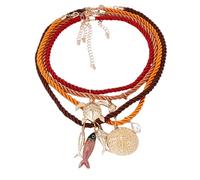 Psdndeww Marine Animal Charm Collana Per Pelle Sensibile, Lunghezza Regolabile Collane In Lega Di Zinco Ciondolo In Lega Gioielli Accessori Vacanza Versatile Oceano Collana Ispirata Regalo, misura
