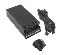 Psdndeww Metal 700W 80Plus, alimentatore compatto per computer 1U con gestione dei cavi, completamente modulare per configurazione PC/server, ventola di raffreddamento silenziosa