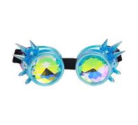 [Psdndeww] Occhiali Calaidoscopio Stellebank Occhiali Psichedelici Rave Occhiali Prisma Halloween Accessori per Festival Cosplay