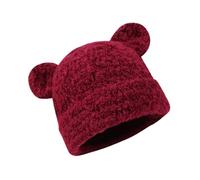Psdndeww Orso Moda Orecchie Tappi Per Adolescenti E Donne Vento Spessa Il Cappello Del Cranio Caldo Bordo Esterno Sport Inverno Copricapo, a