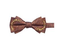 Psdndeww Papillon da uomo essenziale con orecchie di grano versatile per riunioni di lavoro riunioni papillon da uomo con orecchie di grano dimensioni regolabili papillon da sposa per lo sposo, E