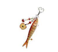 Psdndeww Portachiavi di vita marina giocoso formato compatto facile da attaccare per personalizzare gli oggetti regali per amori pesce portachiavi per bagagli, G, Taglia unica