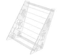 Psdndeww Pratiche ammaccature acriliche di presentazione risparmiano spazio acrilico Showcase organizzazioni di gioielli uniche per una facile selezione