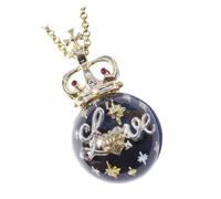 [Psdndeww] Retro Art Collana Funzionale Resina Fascino Catena Regolabile Catena di Sicura Del Pendente Della Catena Del Collo Gioielli per Lei Gioielli, フリーサイズ, come descritto, Nessuna pietra preziosa