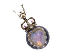 [Psdndeww] Retro Art Collana Funzionale Resina Fascino Catena Regolabile Catena di Sicura Del Pendente Della Catena Del Collo Gioielli per Lei Gioielli, フリーサイズ, come descritto, Nessuna pietra preziosa