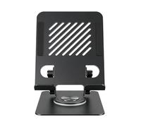 Psdndeww Supporto per tablet Staffa regolabile per tablet Supporto da tavolo pieghevole girevole a 360 gradi Supporto da tavolo per telefono Supporto per notebook regolabile ergonomico