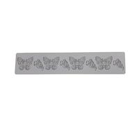 Psdndeww Tappetino in silicone a forma di farfalla in pizzo per fondente scavare fuori farfalla che capovolge il pad decorazione della torta stampo per fondente cucina uso antiaderente cottura