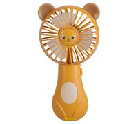 Psdndeww Ventilatore portatile portatile con motivo a cartoni animati alimentato a batteria per la casa e il ventilatore da tasca di raffreddamento