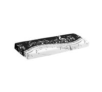 Psesaysky Copertura antipolvere per tastiera pianoforte con stampa pianoforte 88 tasti copertura completa per tastiera pianoforte coperture elastiche in tessuto impermeabile per tastiera per