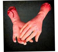 PSFDEWT 1 Paio di Mani Tagliate maledette e insanguinate Le Mani del Corpo rotte per Halloween spazzate per casa infestata, Scherzo, Festa, 11 Pollici di Halloween
