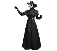 PSFDEWT US HALLOWEEN MEDIEVAL STHEY MEDIEVAL STHEYPUNK COSTUMENTO EUROPE E AMERICANO COSTUTTO DI BIRCA BIRCO Crow Mask Basek Mask [dimensione: XL] [OPP]