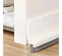 PSFLiang 100cm Paraspifferi per porta, Guarnizione a Spazzola, Blindata Inferiore, paraspiffero, Umidità, Bianco