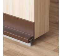 PSFLiang 100cm Paraspifferi per Porte, Guarnizione a Spazzola per Porte, Blindata Inferiore, Paraspifferi Sottoporta, Paraspifferi Porta Umidità, Paraspifferi Porta, Paraspifferi, Marrone