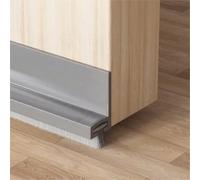 PSFLiang 100cm Paraspifferi per Porte, Guarnizione a Spazzola per Porte, Blindata Inferiore, Paraspifferi Sottoporta, Paraspifferi Porta Umidità, Paraspifferi Porta, Paraspifferi, Grigio