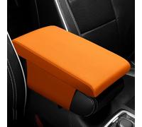PSFVHHQI Tappetino per Bracciolo Auto Honda CRV 2017-2022, Cuscino Centrale Console Poggiabraccio Imbottiture Braccioli Accessori Comfort, Orange