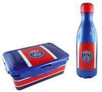 PSG Borraccia + scatola per panini, collezione ufficiale Paris Saint Germain