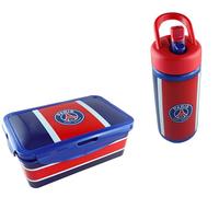 PSG Borraccia + scatola per panini, collezione ufficiale Paris Saint Germain
