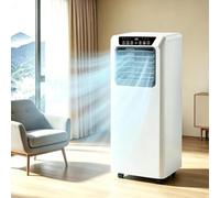 PSHCEE Climatizzatore Portatile 7000/9000 BTU, 3-in-1 Raffreddamento 9000BTU, Deumidificatore e Ventilatore Silenzioso 42dB, Display Digitale, Ti, 9000btu