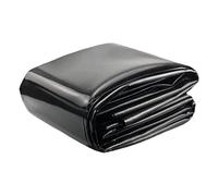 PSHYJUN Telo per Laghetto da Giardino 1700 x 1900 cm in HDPE Rivestimento Laghetto Flessibile Stabile Ai Raggi UV per Laghetti, Fontane, Giardini Acquatici e Cascate, Nero