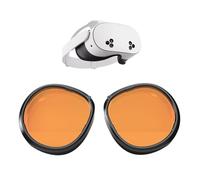 PSI 2 lenti anti luce blu per occhiali Oculus Meta Quest 3S, inserti compatibili per accessori VR, protezione per gli occhi (lenti arancioni per 3S)