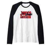 Psi-Giudice Anderson 2000 AD Retro Comic Testo Maglia con Maniche Raglan