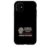 Psicologo clinico Orgoglio per la salute mentale Rorschach Brain Custodia per iPhone 11