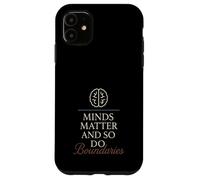 Psicologo clinico Orgoglio per la salute mentale Rorschach Brain Custodia per iPhone 11