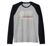 Psicologo clinico Orgoglio per la Salute mentale Rorschach Brain Maglia con Maniche Raglan