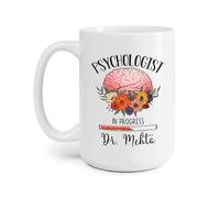 Psicologo In Progresso Tazza Mug Durevole Tazza Colazione Novità Tazze Di Caffè Regali Divertenti Per Regali Di Compleanno Natale Regalo Ufficio 330Ml