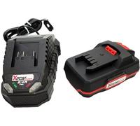 PSIDE Parkside® Set Batteria 20 V con Batteria 2Ah PAP 20 B1 e Caricabatterie 2,4 A "PLG 20 C1, X 20 V Team, X20 V, Tempo di Ricarica: ca. 60 Minuti