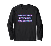 Psilocybin Research Volunteer Magic Mushrooms Psychedelic Maglia a Manica