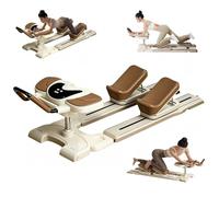 PSKJHN Crawling Machine, Spine Twist And Stretch Trainer, con Display Digitale E Altezza Regolabile su 3 Livelli, Attrezzatura Fitness Pieghevole per Allenamento di Addominali, Vita E Core