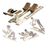 PSKJHN Crawling Training Machine, Macchina di Strisciamento Fitness - Altezza Regolabile su 3 Livelli - Spine Twist And Stretch Trainer con Timer LED per L'Allenamento di Addominali, Vita E Core