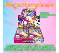 PSL Mega Symphonia Booster Box M1S Carta Pokemon Giapponese Nuova Sigillata c...