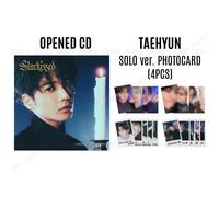 PSL TXT JAPAN 3° ALBUM Starkissed SOLO ver. CD APERTO + SET DI 4 MEMBRI...