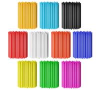 PSLER Copri Raggi Riutilizzabili 72 Pezzi per Bici Moto Sedia a Rotelle Montagna,Copriruota Raggi Coperchio Avvolgente Decorazione - 11 Colori Misto