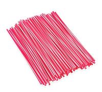 PSLER Copri Raggi Riutilizzabili 72 Pezzi per Bici Moto Sedia a Rotelle Montagna,Copriruota Raggi Coperchio Avvolgente Decorazione - Rosa Misto Copri Raggi