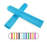 PSLER Copri Raggi Riutilizzabili 72 Pezzi per Bici Moto Sedia a Rotelle Montagna,Copriruota Raggi Coperchio Avvolgente Decorazione - Azzurro