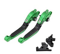 PSLER Moto Leva della frizione e del freno Per 650cc 2009-2014 (Verde)