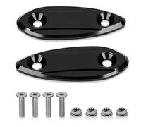 psler Moto Specchietto Retrovisore Basi per R6 per ZX6R ZX25R Ninja 650 400 250 300 250sl, Specchio Laterale Ali di Base Tappo(Distanza di Installazione: 4,5 cm / 1,77 Pollici)