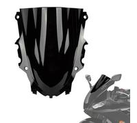 psler Parabrezza doppia bolla per YZF R3 R25 2019-2023 (nero)