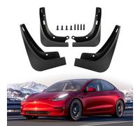 PSLER Paraspruzzi Parafanghi Senza Necessità di Foratura Accessori per Tesla Model 3 2016 2017 2018 2019 2020 2021 2022 2023(4 Pezzi)