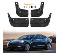 PSLER Paraspruzzi Parafanghi Senza Necessità di Foratura Accessori per Tesla Model 3 Highland 2024(4 pezzi)