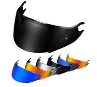 PSLER Visiera Casco per D-Skwal D-Skwal 2 Spartan - Visiera Colorata Accessori per Casco da Moto Ricambio(Nero Scuro)
